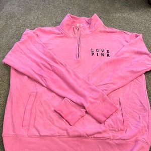 Victoria secret love pink brand zip sweatshirt